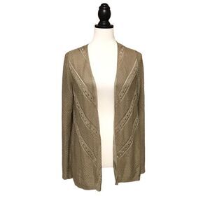 Kim Rogers Open‎ Front Cardigan Sweater M